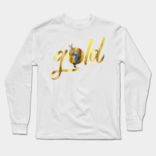 Gold Simone Biles Long Sleeve T-Shirt